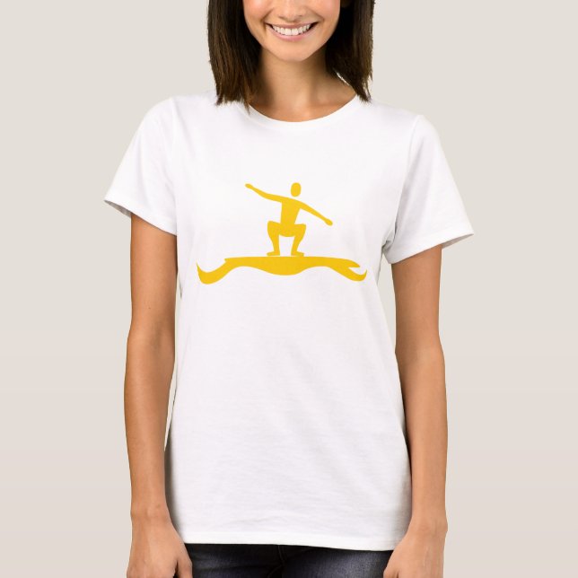 Surfing Figur - Amber Tee Shirt (Framsida)