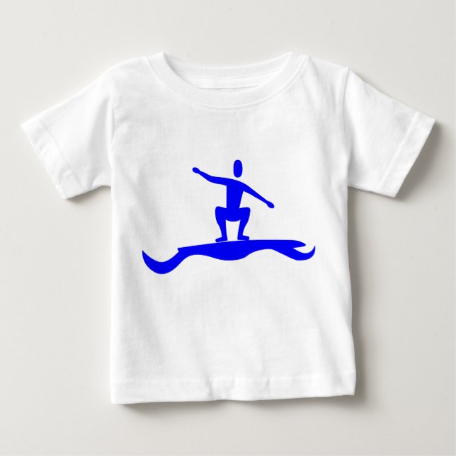 Surfing Figur - Blue T-shirt (Framsida)