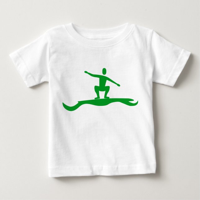 Surfing Figur - Grass Grönt Tröja (Framsida)