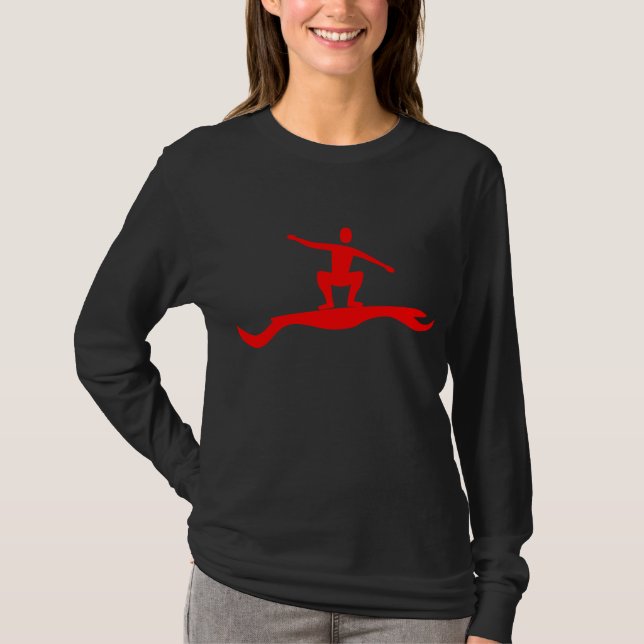 Surfing Figur - Red Tee (Framsida)