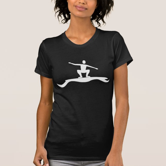 Surfing Figur - White Tee (Framsida)