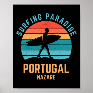 Surfing Filippinerna Beach Surf Filippinsk Flagga Poster