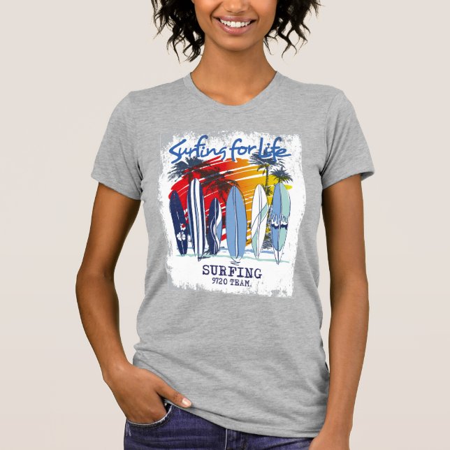 Surfing for Life T-Shirt (Framsida)