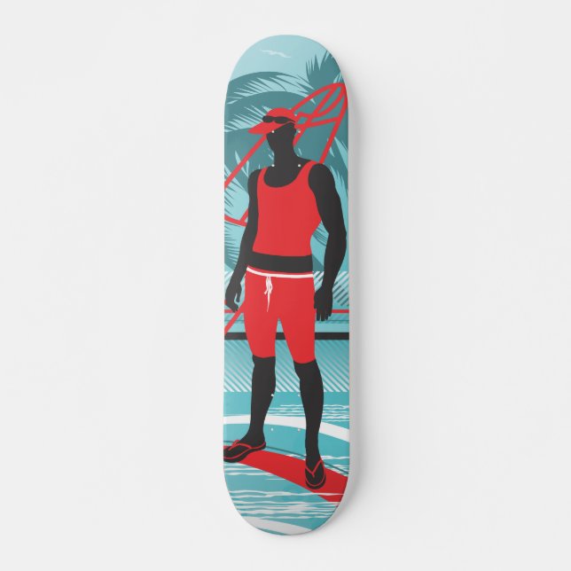 Surfing för Skateboard Bräda 20,5 Cm (Framsida)