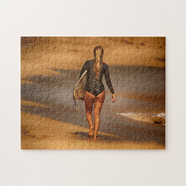 Surfing - Fotopuzzel Pussel (Horisontell)