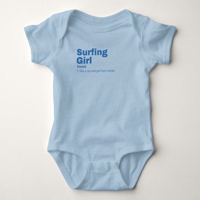 Surfing Girl - Surfing T Shirt (Framsida)