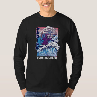 Surfing Grim Reaper  Fun Surfer T Shirt