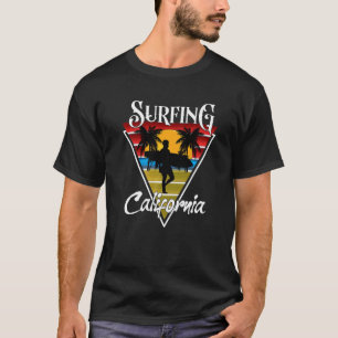 Surfing Guy California Beacher Surfa Cali Beach Bu T Shirt