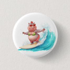 Surfing Hippo Christmas Bikini on big wave Knapp