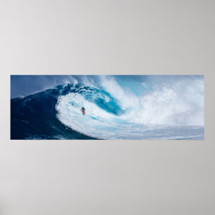 Surfing i Hawaii Poster