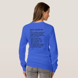 Surfing i Soul: Långärmad Crew Nacke T Shirt