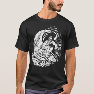 Surfing Jesus Vintage Distress T Shirt