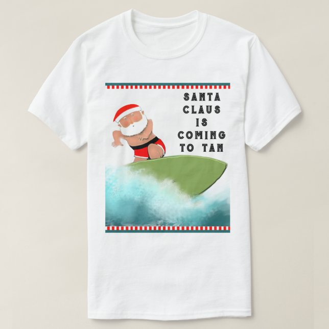 Surfing-jul T Shirt (Design framsida)