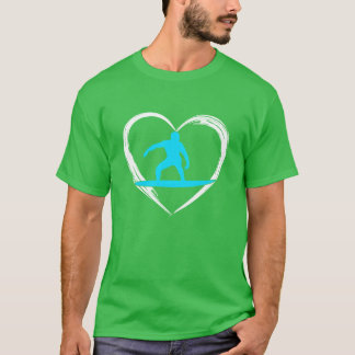 surfing kärlek tjej t shirt