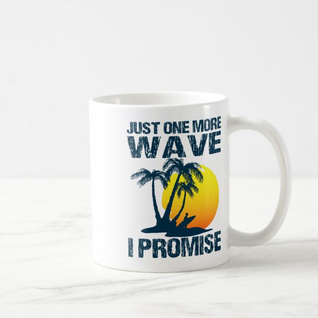 Surfing kul - Bara en till våg Surf  Kaffemugg (Höger)