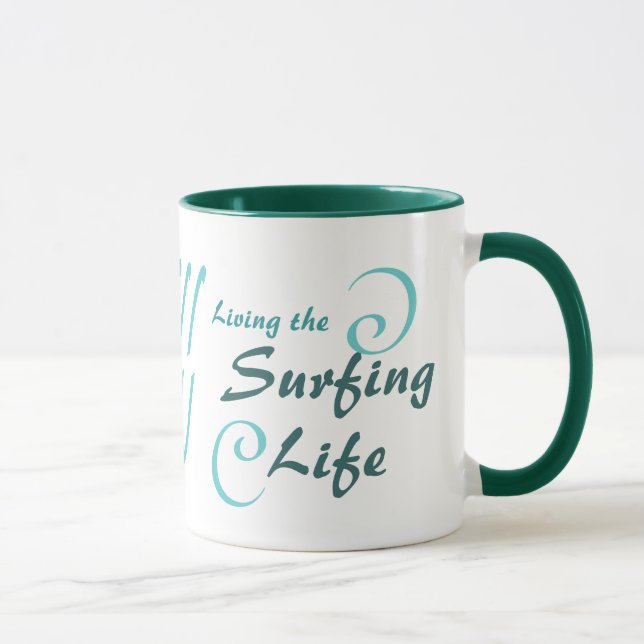 SURFING LIFE-mugg Mugg (Höger)