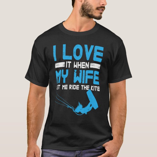 Surfing Make Kite Surfing Kiteboarding T Shirt (Framsida)