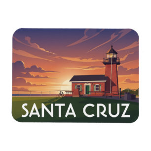 Surfing Museum i Santa Cruz California Resa Magnet