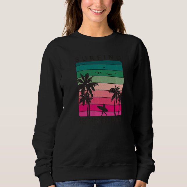 Surfing North Shore Hawaii Hawaiian Island Cute Su T Shirt (Framsida)