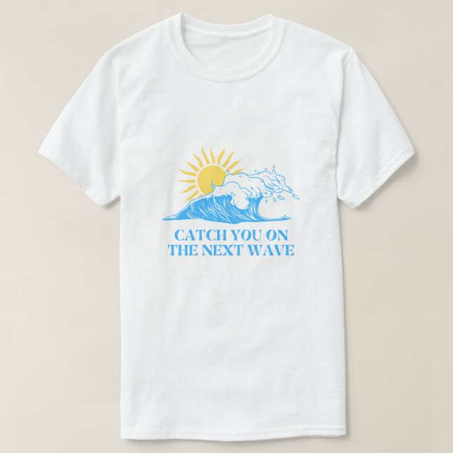 Surfing Ocean Äventyr T-Shirt (Design framsida)