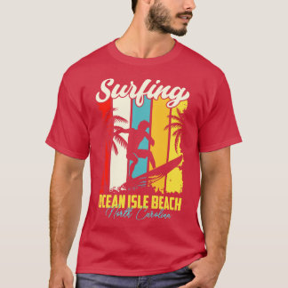 Surfing Ocean Isle Beach North olina T Shirt