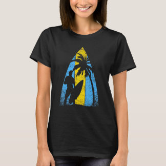 Surfing Oceanvatten Sport Surfare Surfbräda Tropis T Shirt