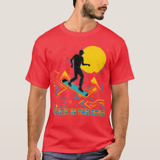 surfing on the waves of sound 80s style funny t shirt