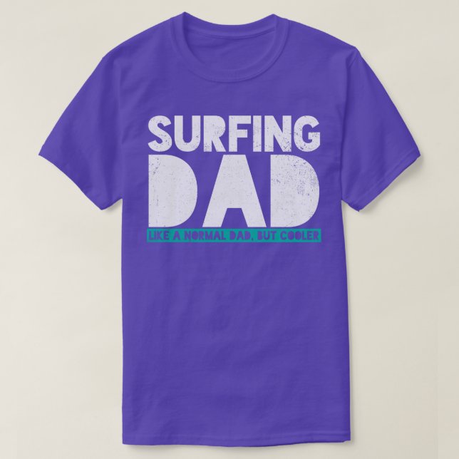 Surfing Pappa Vintage T Shirt (Design framsida)
