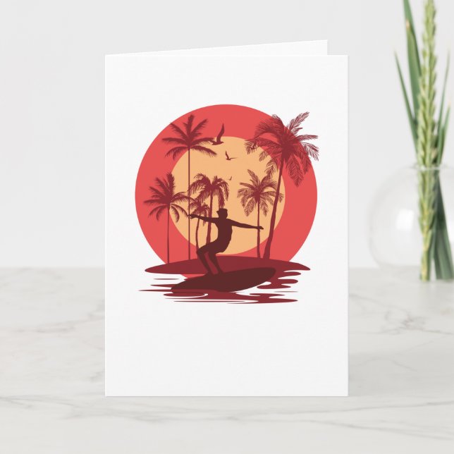 Surfing Paradise Kort (Framsida)