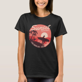 Surfing paradise sunset T-Shirt