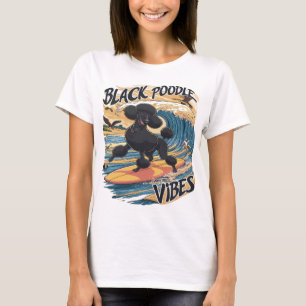 Surfing Pudel T Shirt