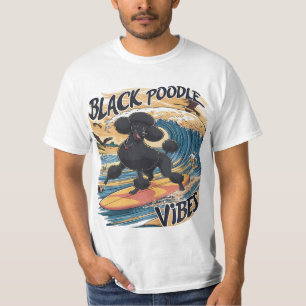 Surfing Pudel T Shirt