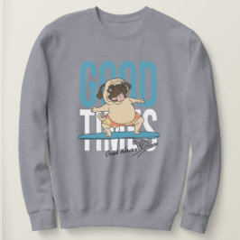 Surfing Pug T Shirt