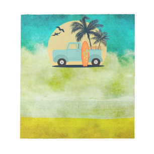 Surfing Retro Anteckningsblock