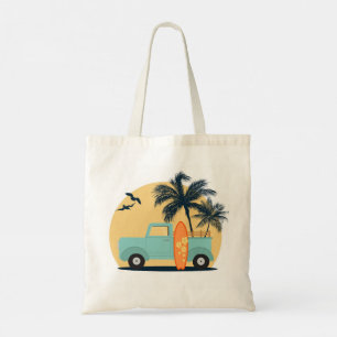 Surfing Retro Tygkasse