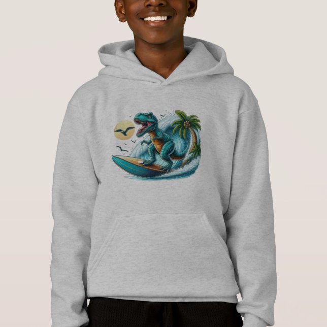 Surfing Rex T Shirt (Framsida)