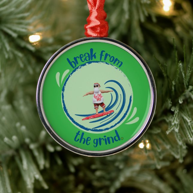 Surfing Santa BFTG Ornament (Träd)