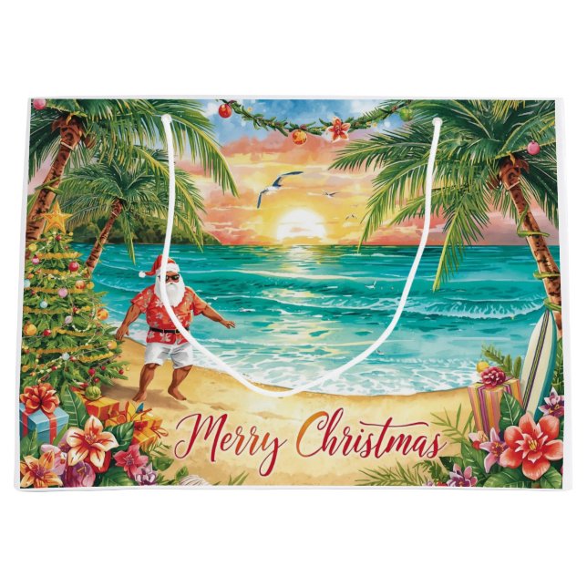 Surfing Santa Claus Christmas Holiday  (Framsidan)