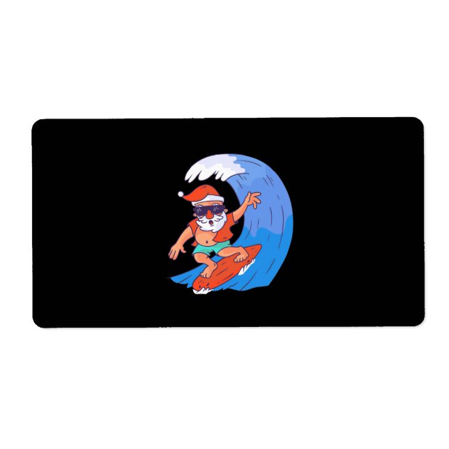Surfing Santa Fraktsedel (Framsidan)