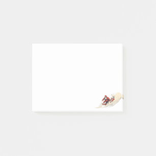 Surfing Santa Sommar jul Post-it Block