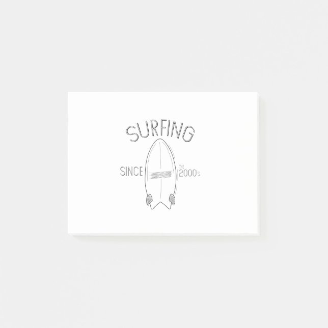 Surfing sedan 2000-talet post-it block (Framsida)