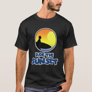 Surfing Shirt - Ride the Sunset - Vatten Beach Hol T