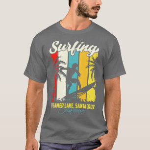 Surfing Steamer Lane California T Shirt