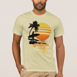 Surfing Sunrise T Shirt