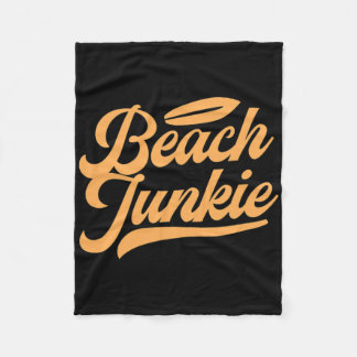 Surfing Surfer Surfboard Beach Junkie Surf Summer  Fleecefilt