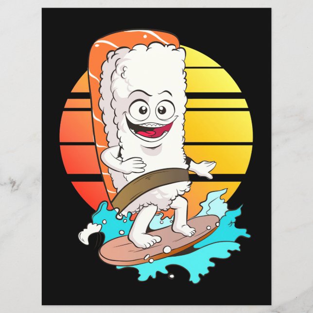 Surfing Sushi (Framsida)