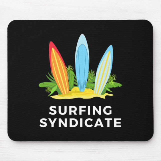 Surfing Syndicate Surfare Sommar Surfbräda Surf Fo Musmatta (Framsidan)