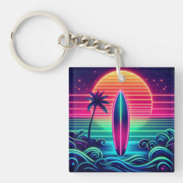 Surfing the Neon Sunset