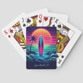 Surfing the Neon Sunset Casinokort