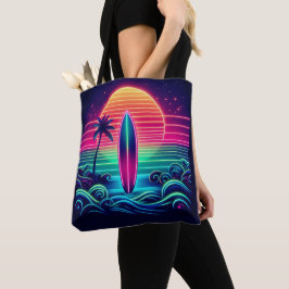 Surfing the Neon Sunset Tygkasse